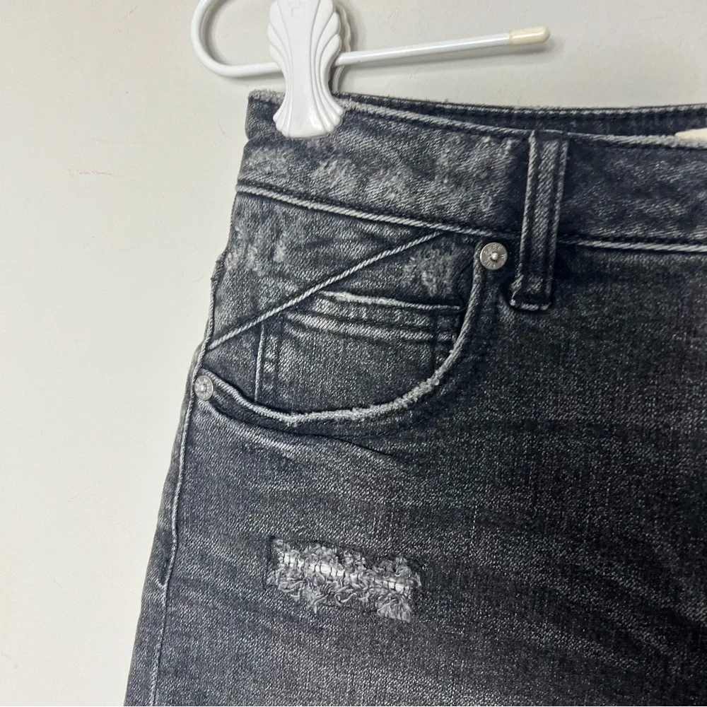 We the Free Lasso Shorts Washed Black Jeans Denim Cut offs Size 29 Revolve 1096